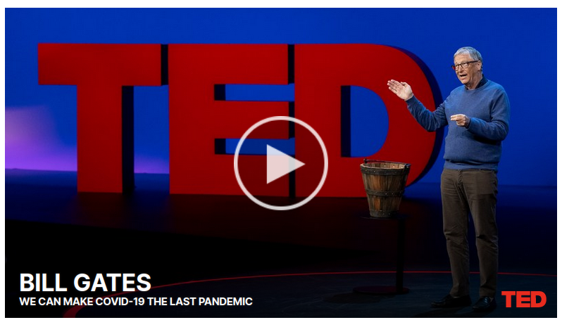 Gates im TED-Talk: Viren und Krankheiten suchen und rasch dagegen impfen