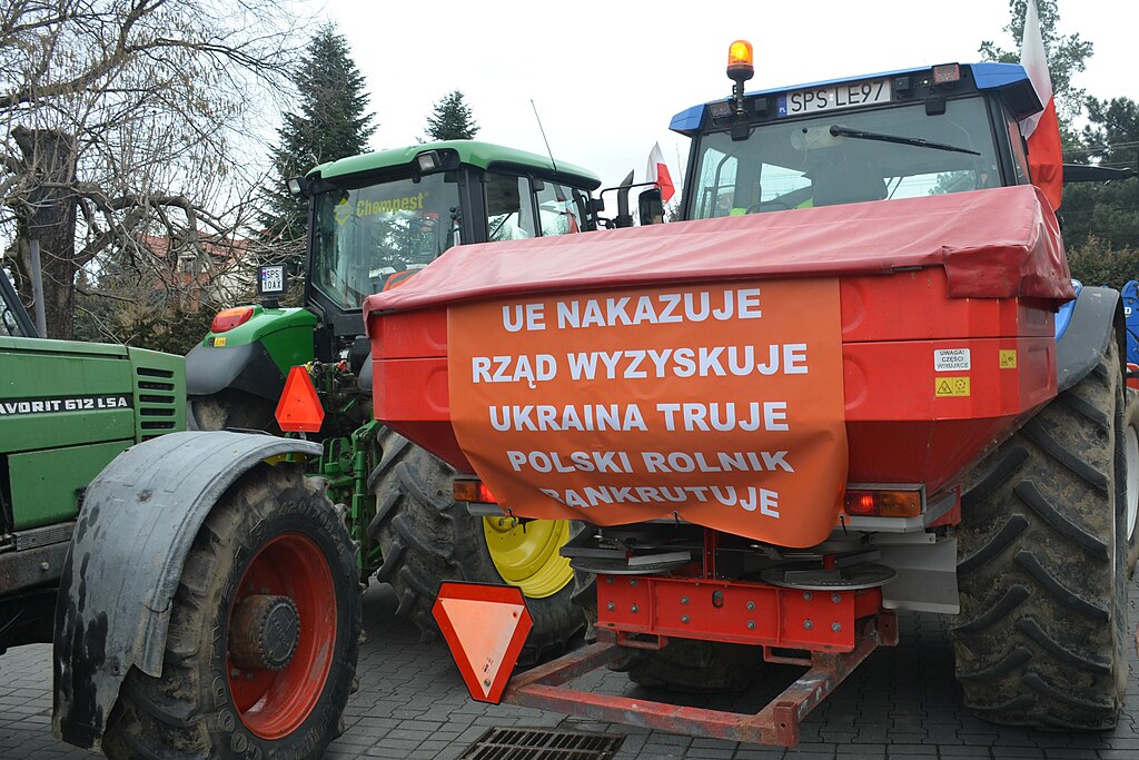 Polnische Landwirte besetzen Ministerium