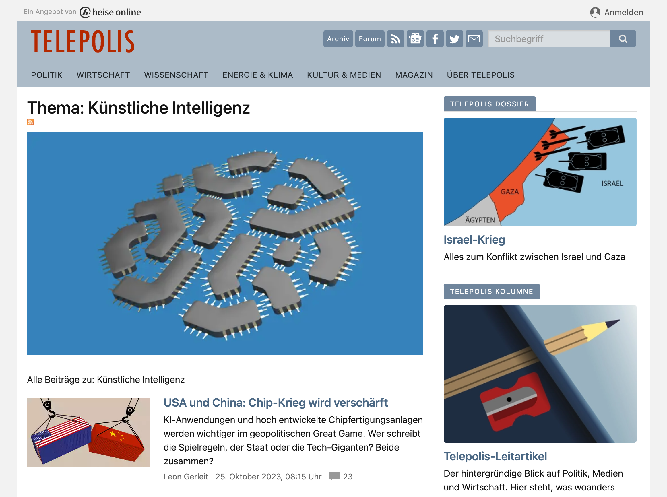 Fast wie in Orwells 1984: Retroaktive Zensur bei Online-Magazin Telepolis